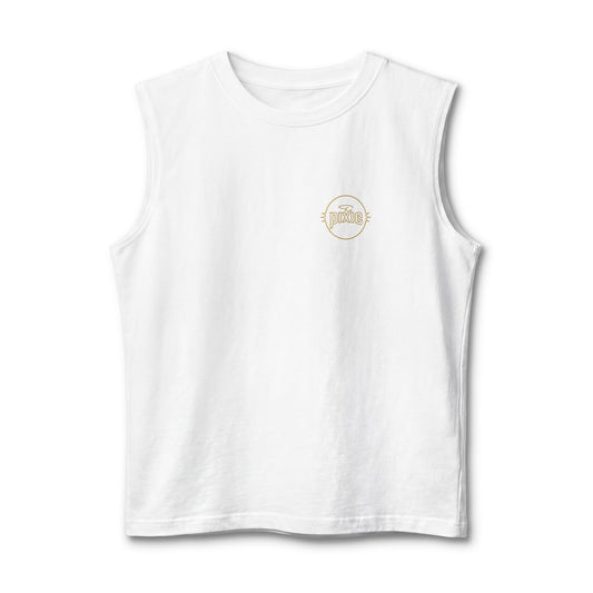 Thug Cat Muscle Tank — Retro Badass Cat Graphic Tank Top