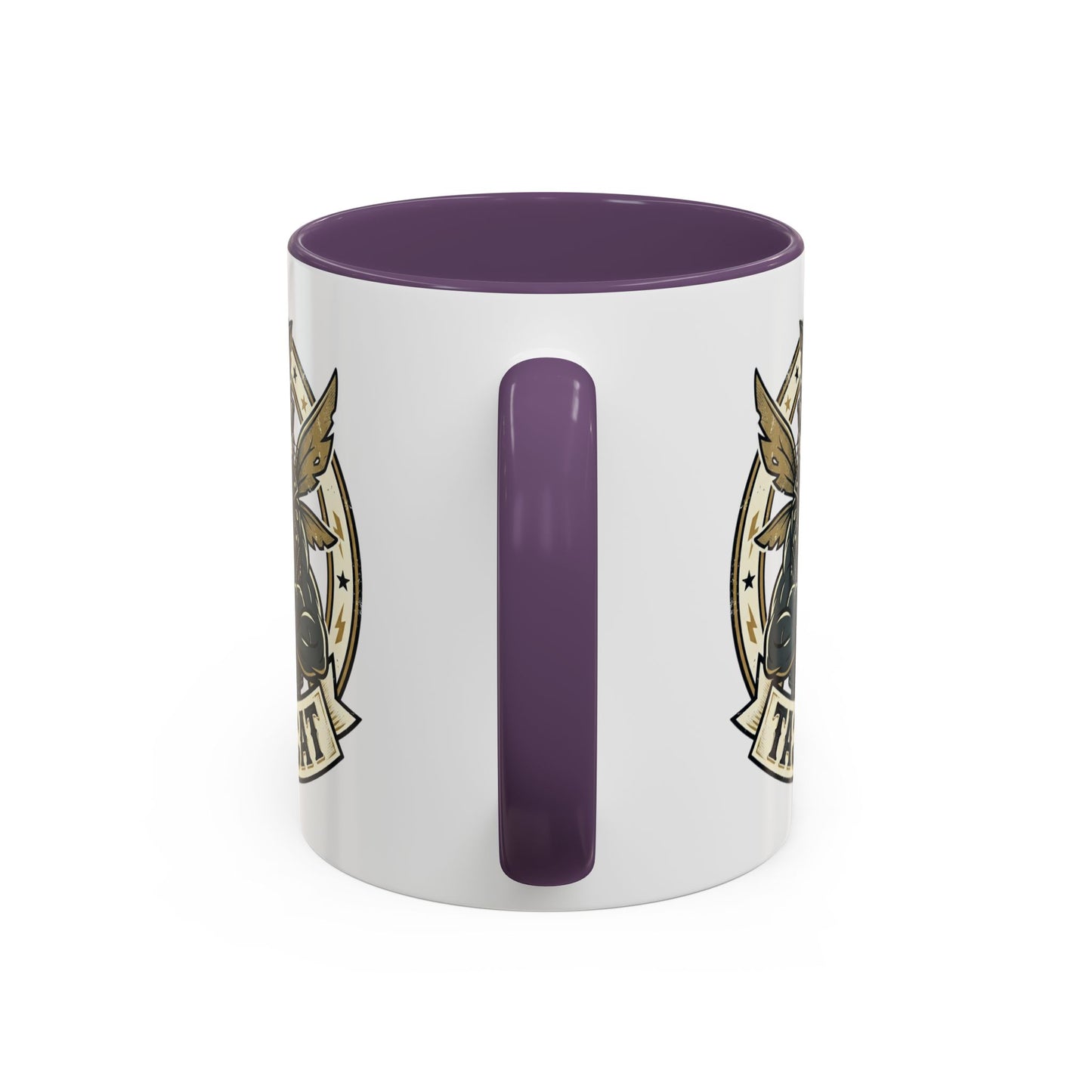 Thug Cat Coffee Mug — Funny Biker Cat Accent Mug (11/15oz)