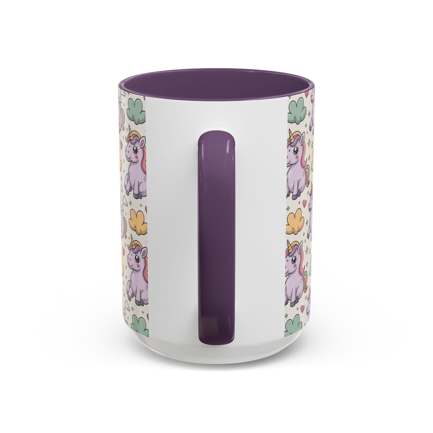 Cute Pastel Unicorn Coffee Mug — Pink Accent 11/15oz