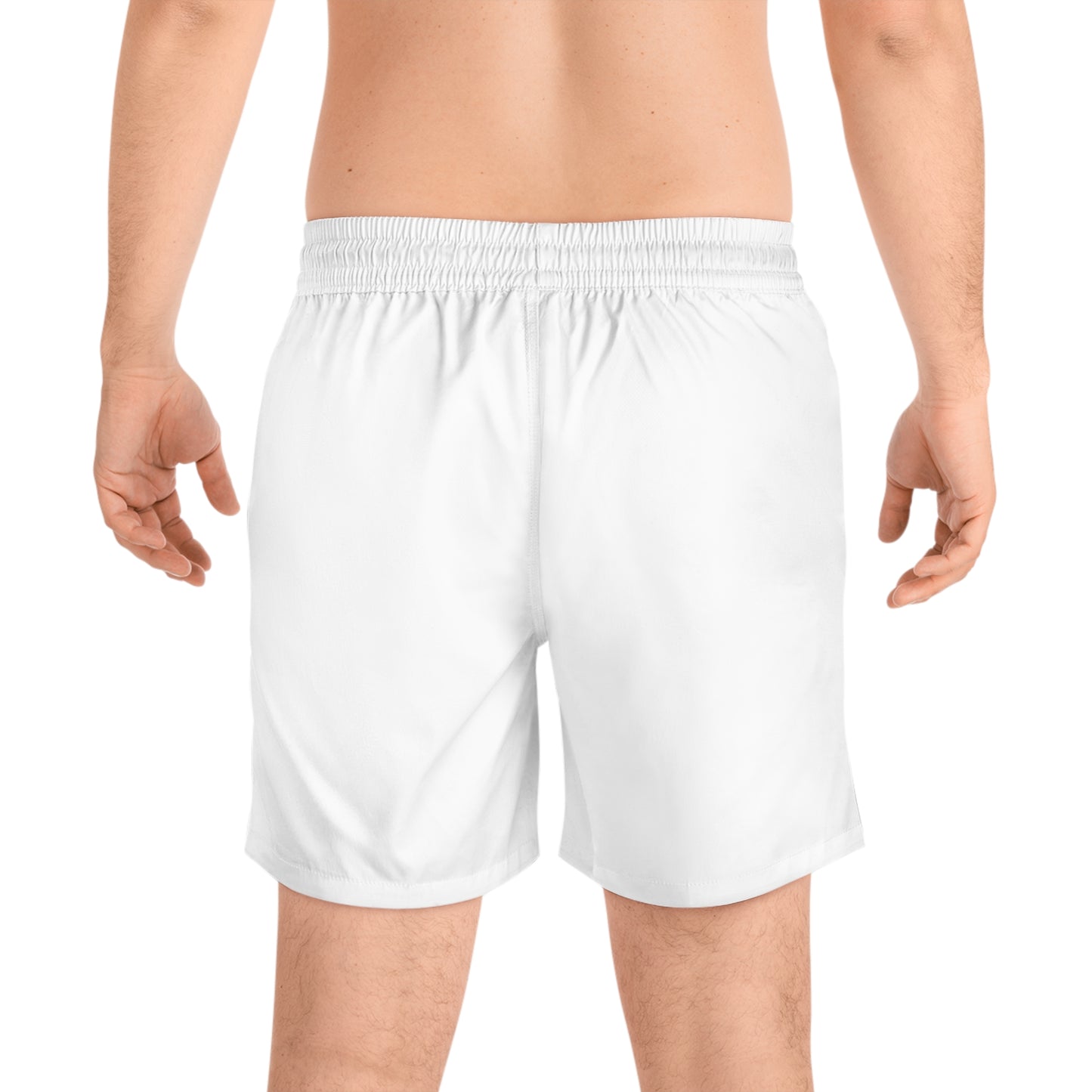 Men's Swim Shorts — Vintage Gold Compass Beach Trunks