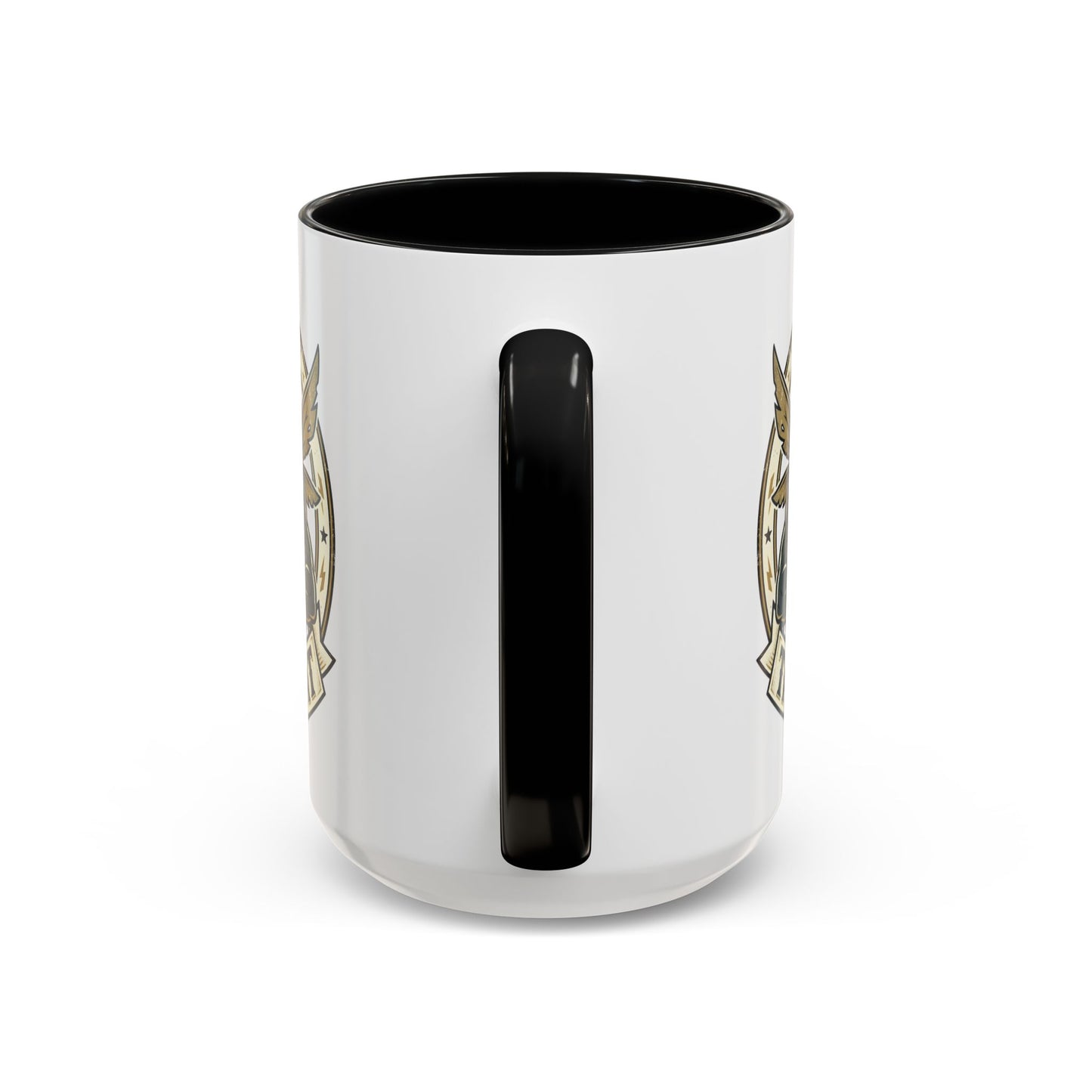 Thug Cat Coffee Mug — Funny Biker Cat Accent Mug (11/15oz)
