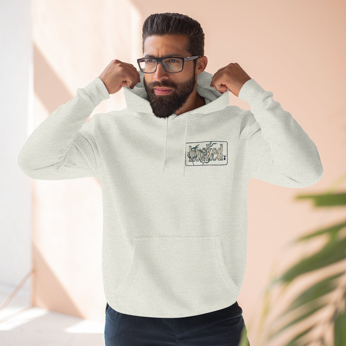 Fishing Hoodie — "Like a Fish in the Water" Graphic Pullover