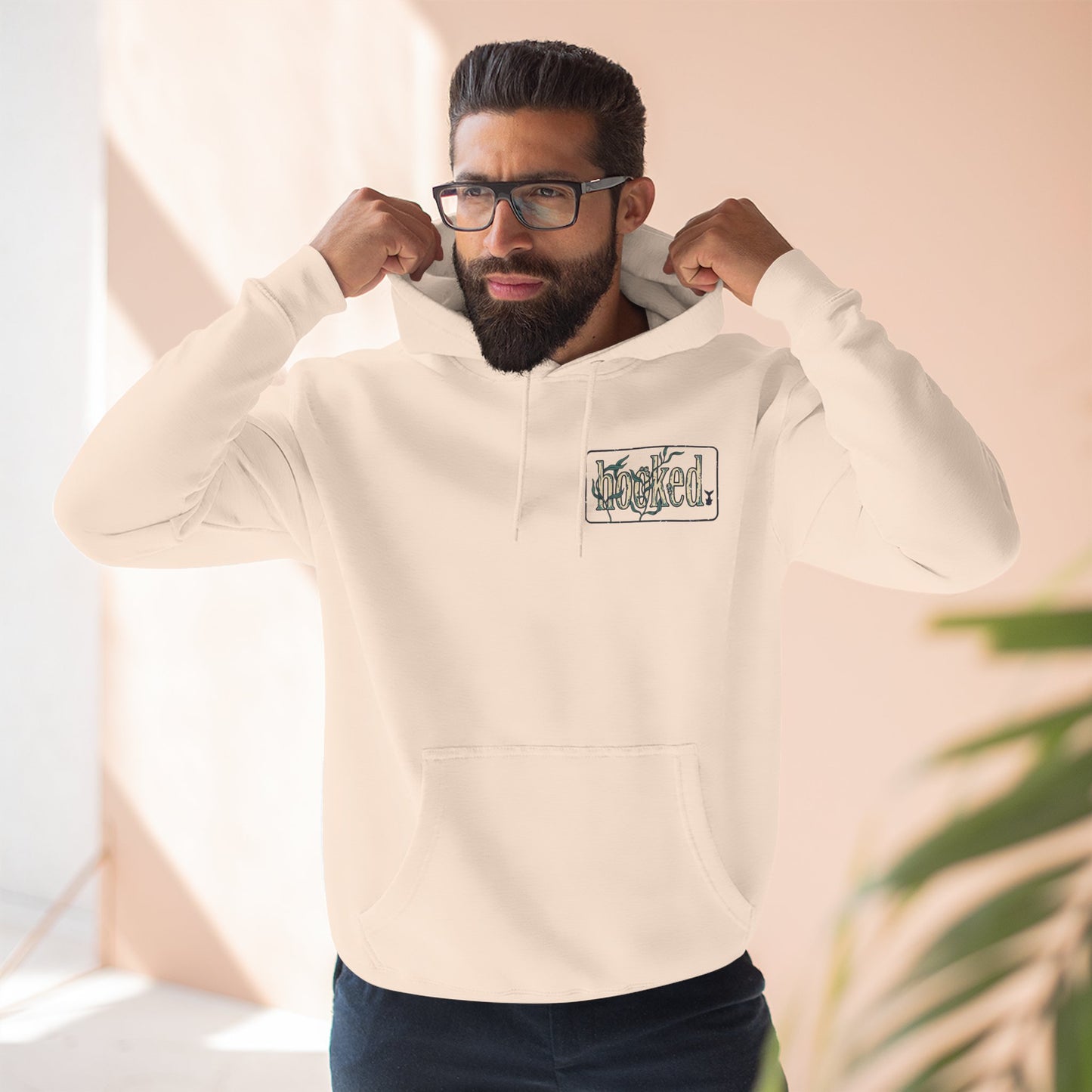 Fishing Hoodie — "Like a Fish in the Water" Graphic Pullover