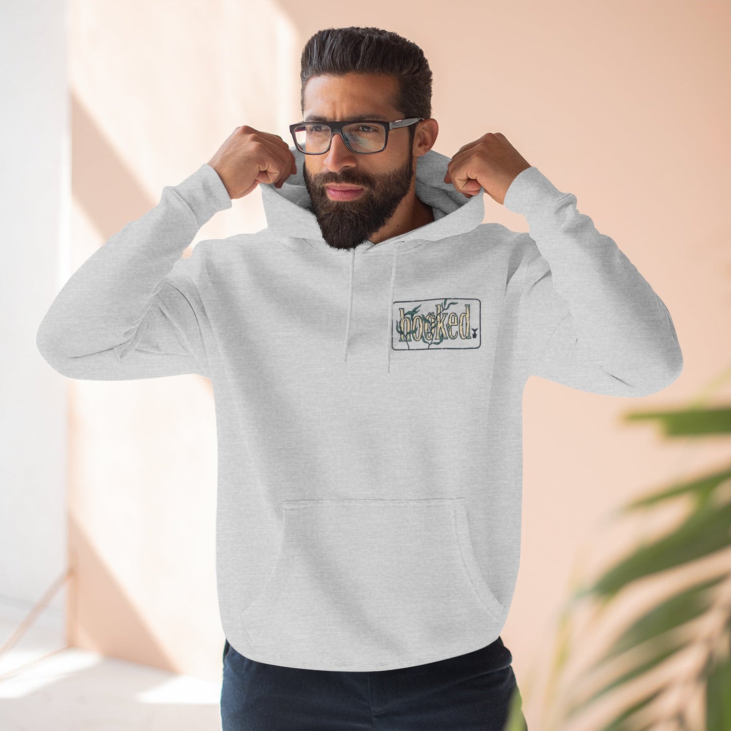 Fishing Hoodie — "Like a Fish in the Water" Graphic Pullover