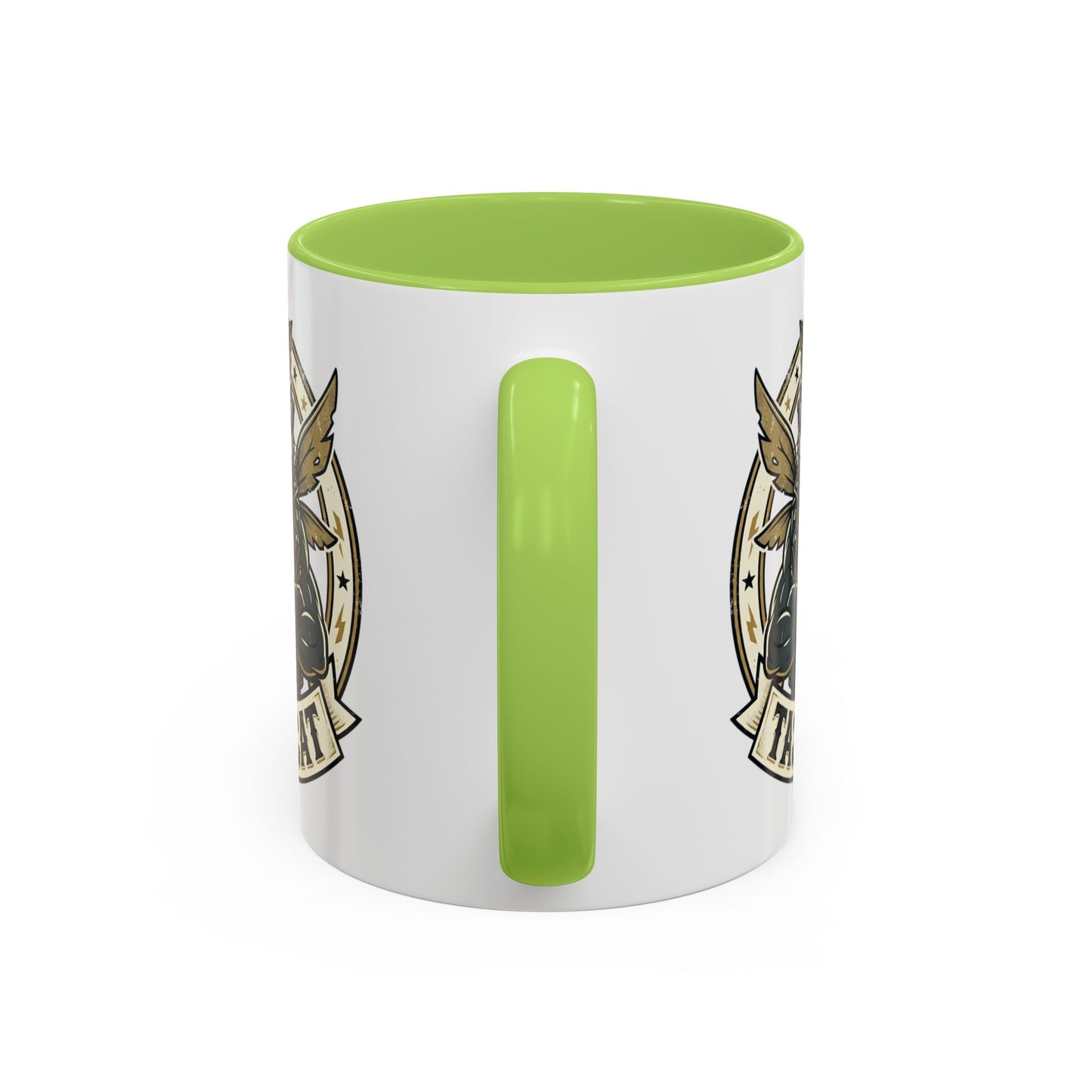 Thug Cat Coffee Mug — Funny Biker Cat Accent Mug (11/15oz)