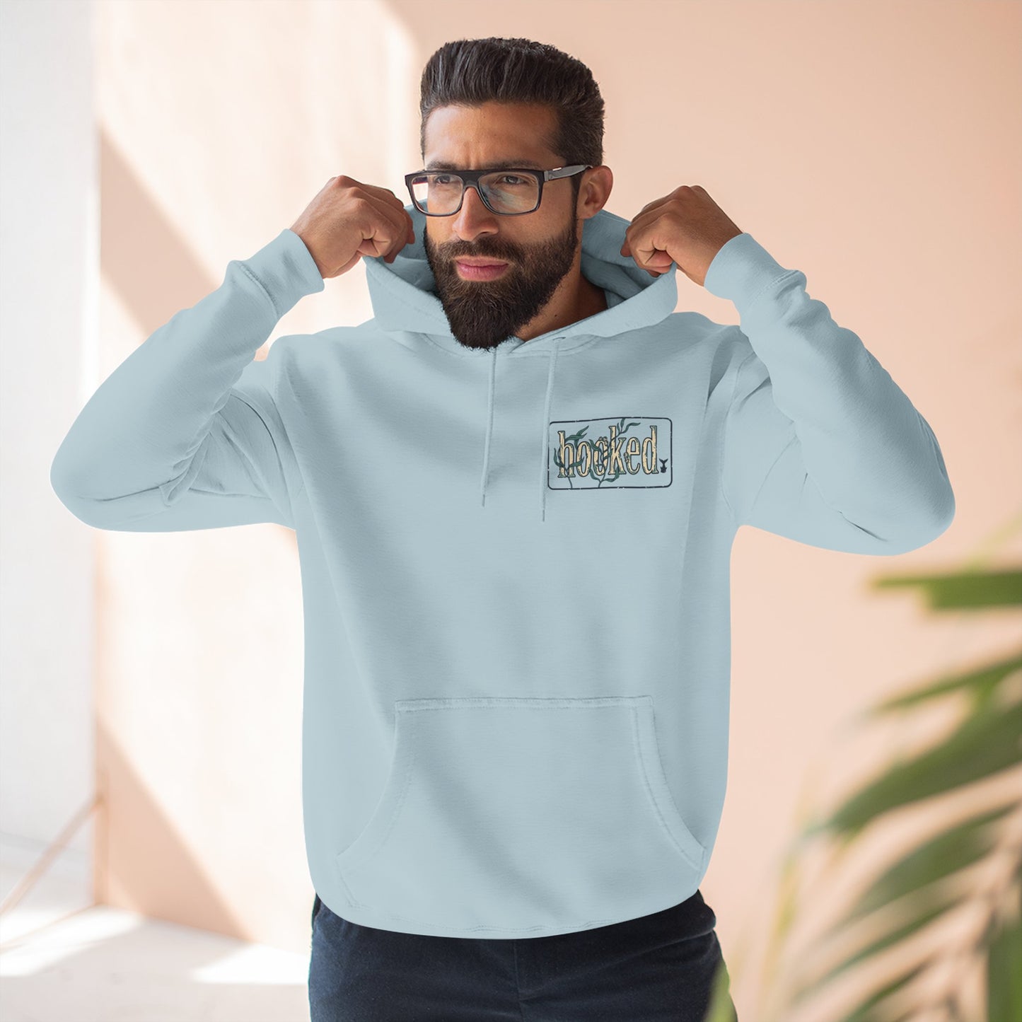Fishing Hoodie — "Like a Fish in the Water" Graphic Pullover