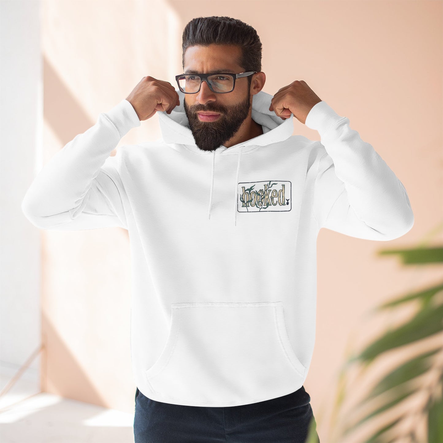 Fishing Hoodie — "Like a Fish in the Water" Graphic Pullover