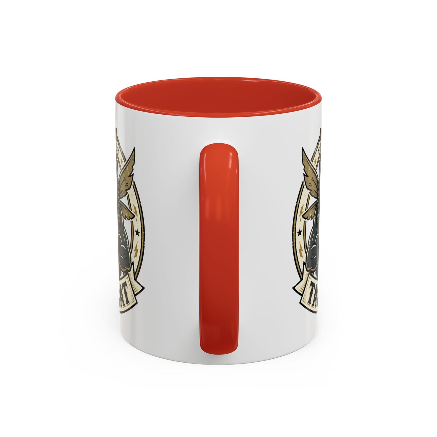 Thug Cat Coffee Mug — Funny Biker Cat Accent Mug (11/15oz)