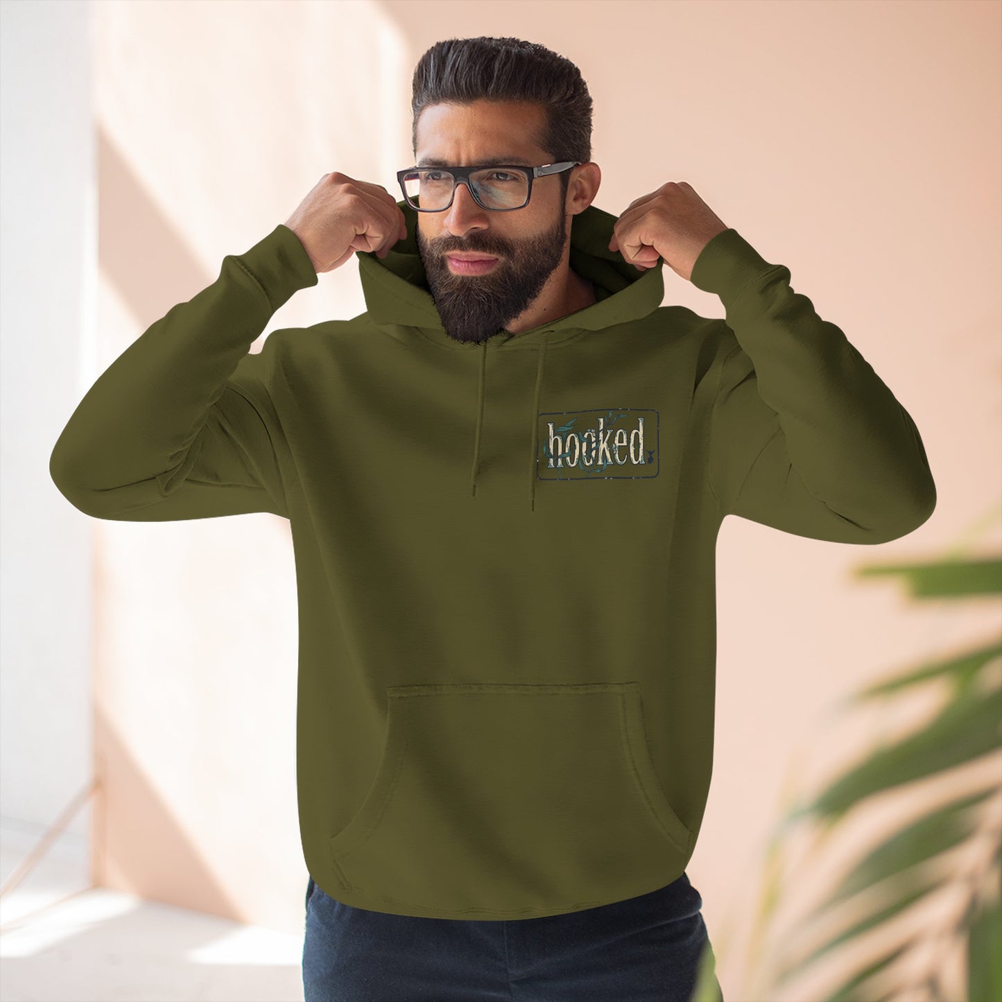 Fishing Hoodie — "Like a Fish in the Water" Graphic Pullover