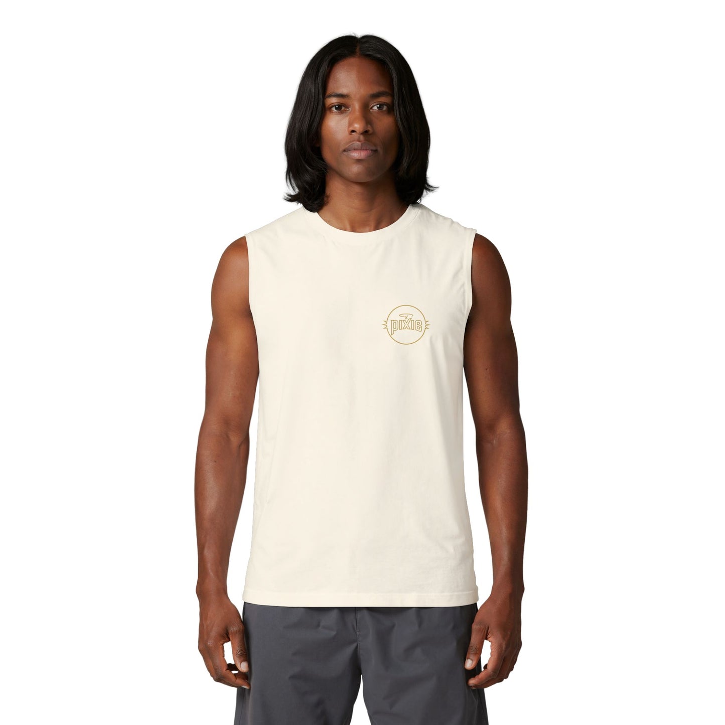 Thug Cat Muscle Tank — Retro Badass Cat Graphic Tank Top
