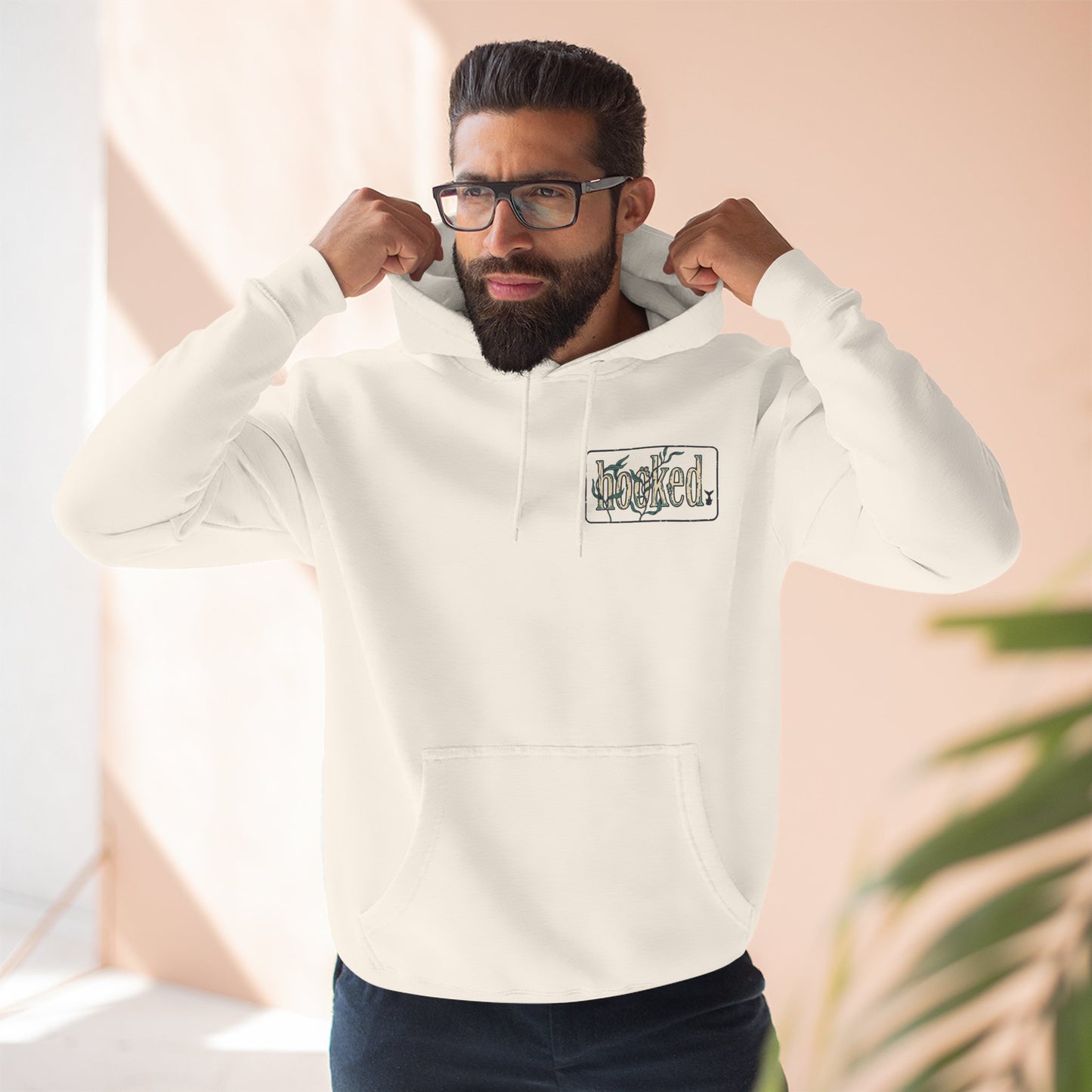 Fishing Hoodie — "Like a Fish in the Water" Graphic Pullover