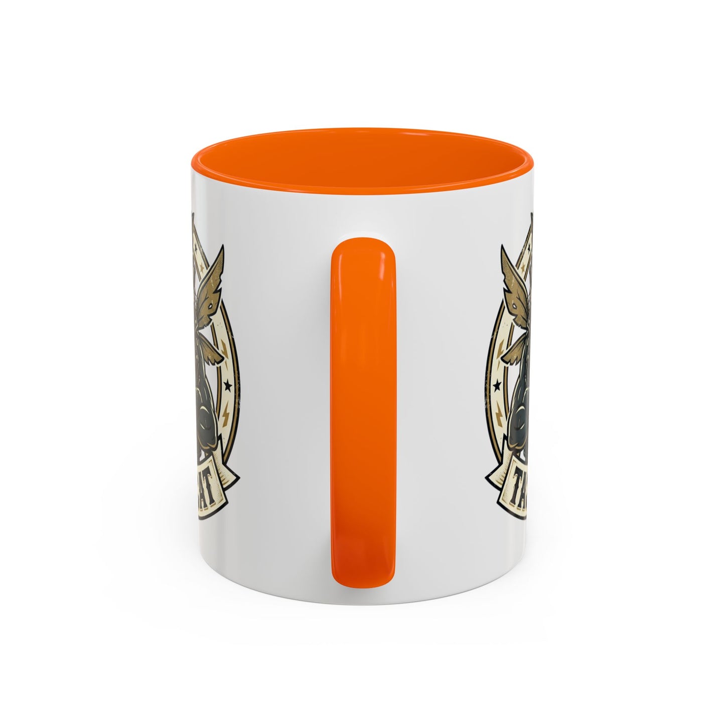 Thug Cat Coffee Mug — Funny Biker Cat Accent Mug (11/15oz)