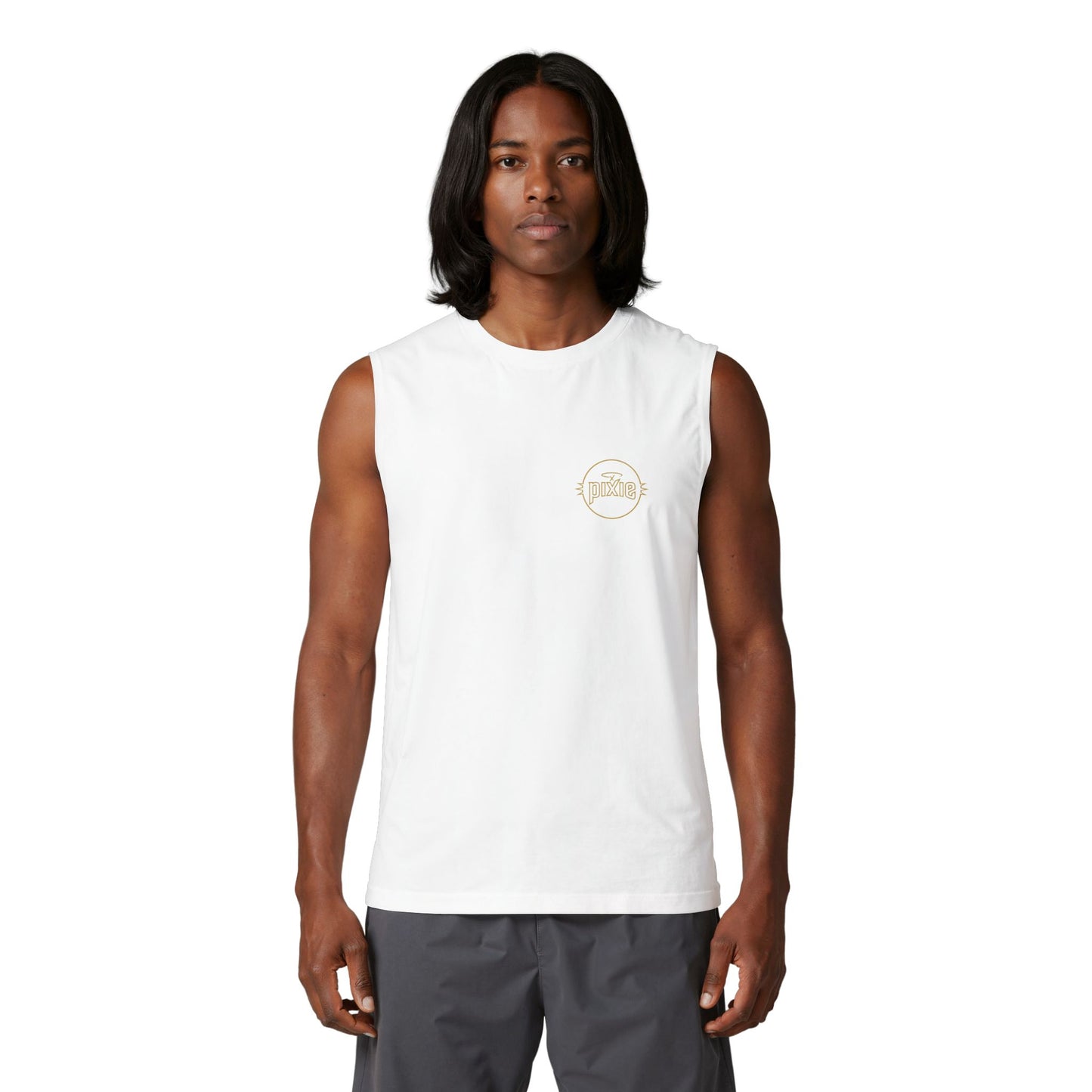 Thug Cat Muscle Tank — Retro Badass Cat Graphic Tank Top