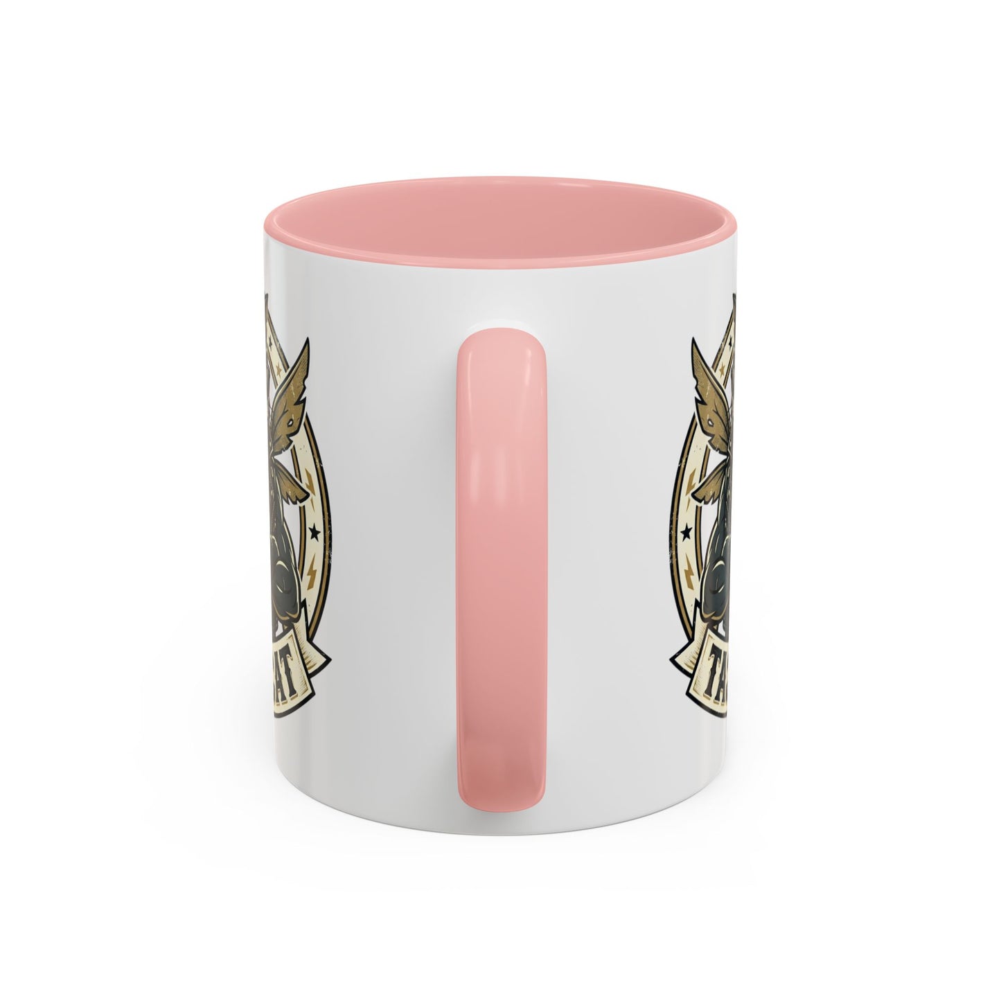 Thug Cat Coffee Mug — Funny Biker Cat Accent Mug (11/15oz)