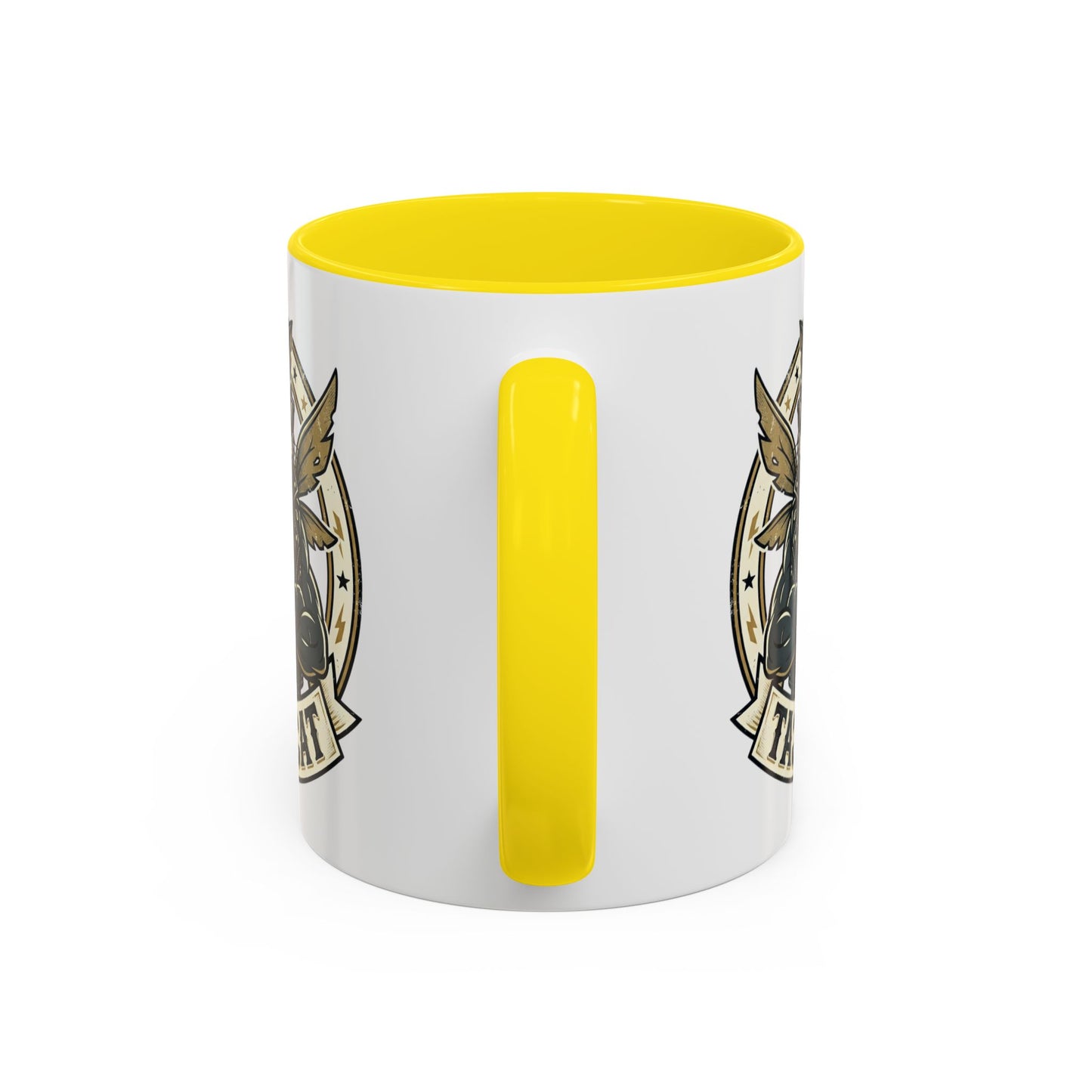 Thug Cat Coffee Mug — Funny Biker Cat Accent Mug (11/15oz)